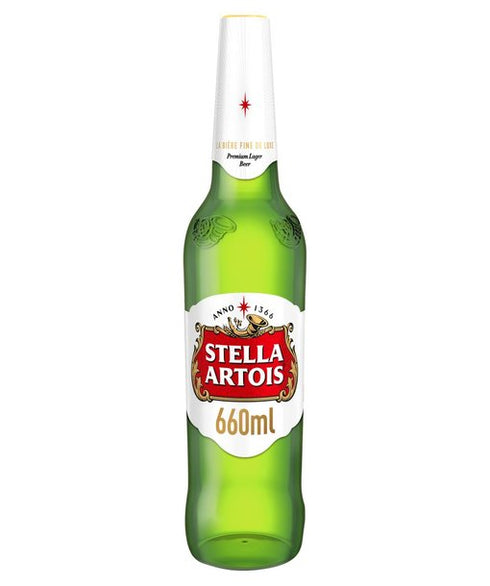 Stella Artois Lager Food, Beverages & Tobacco > Beverages > Alcoholic Beverages > Beer 660ml